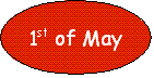 1st of May